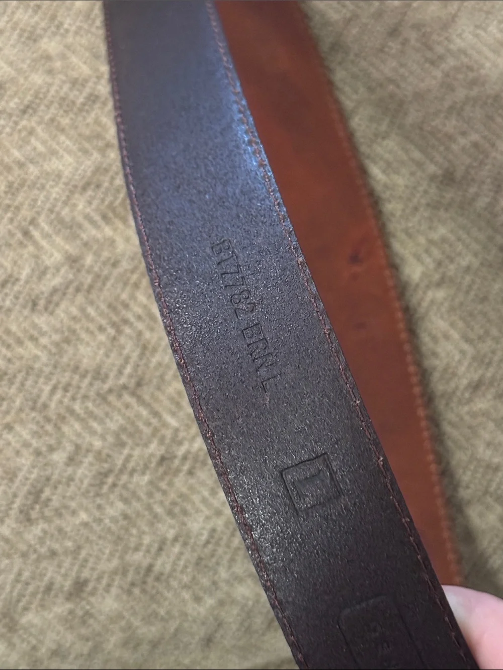 Bundle of 2 Fossil leather belts women’s sz L